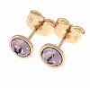 exclusive swarovski gold-plated earrings